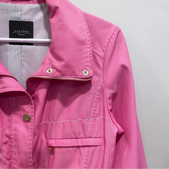 MaxMara Weekend Pink Belted Jacket - Picture 6 of 13